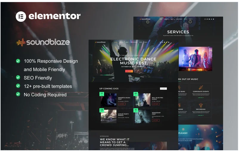 Soundblaze - Template Kit for Music & Event