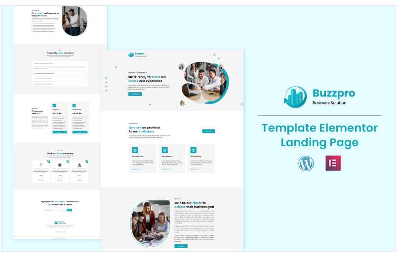 Buzzpro - Business Solution Elementor Landing Page