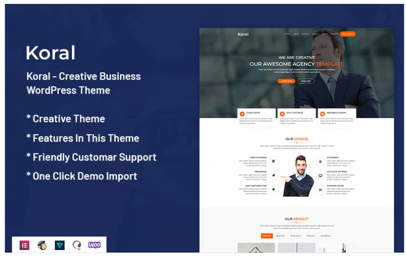 Koral - Creative Business WordPress Theme