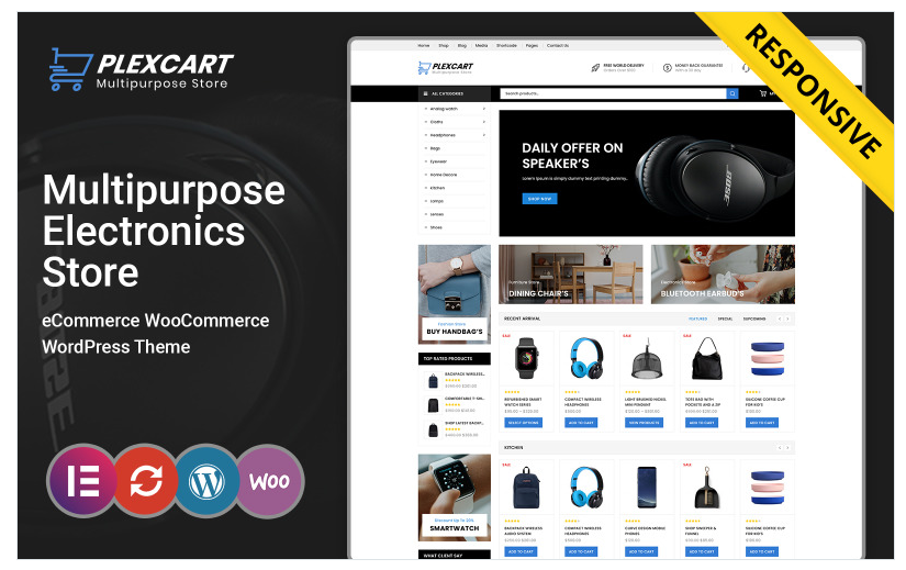 Plexcart - Mega Shop Electronics WooCommerce Theme