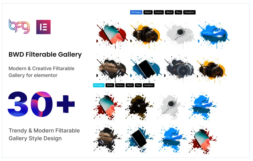 Filterable Gallery WordPress Plugin For Elementor