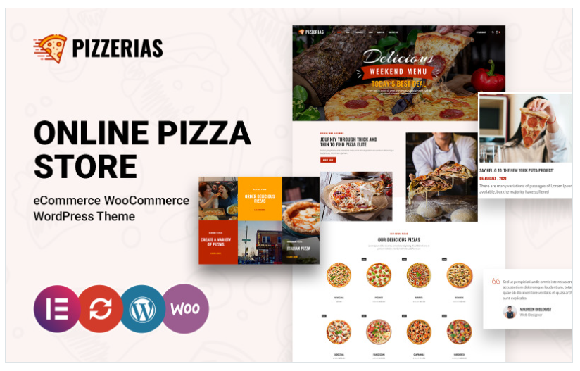 Pizzerias - Pizza & Restaurant WooCommerce Theme