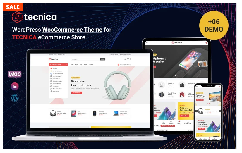 Tecnica - Electronic Multipurpose WooCommerce Theme