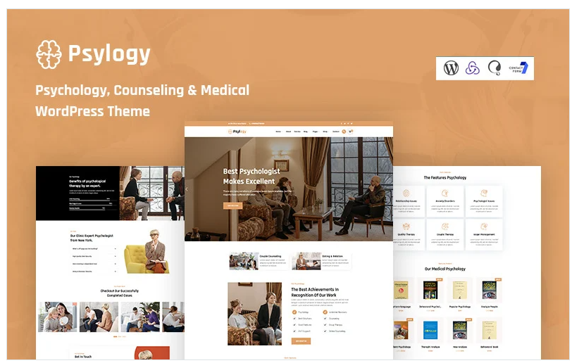 Psylogy - Psychology And Counseling Responsive WordPress Theme