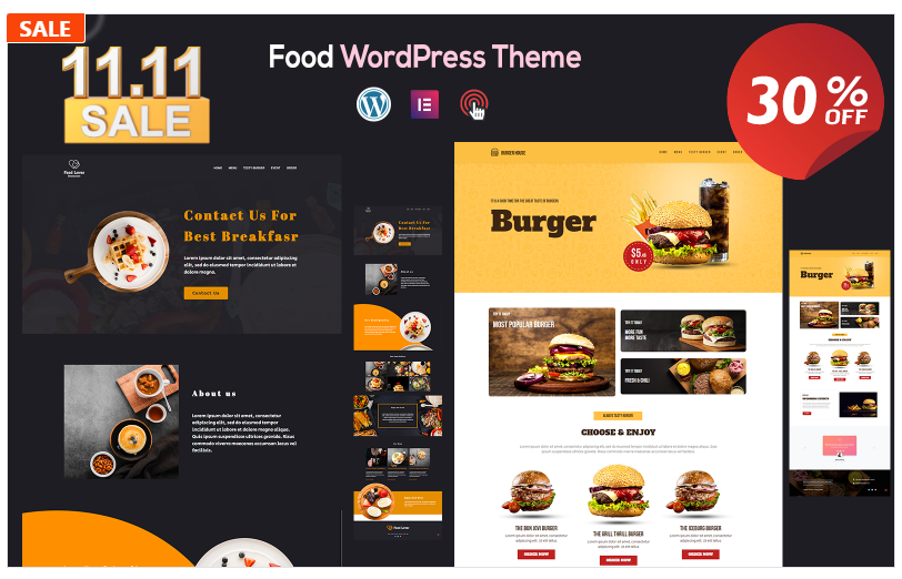 Burger House - Food Burger Restaurant WordPress Theme