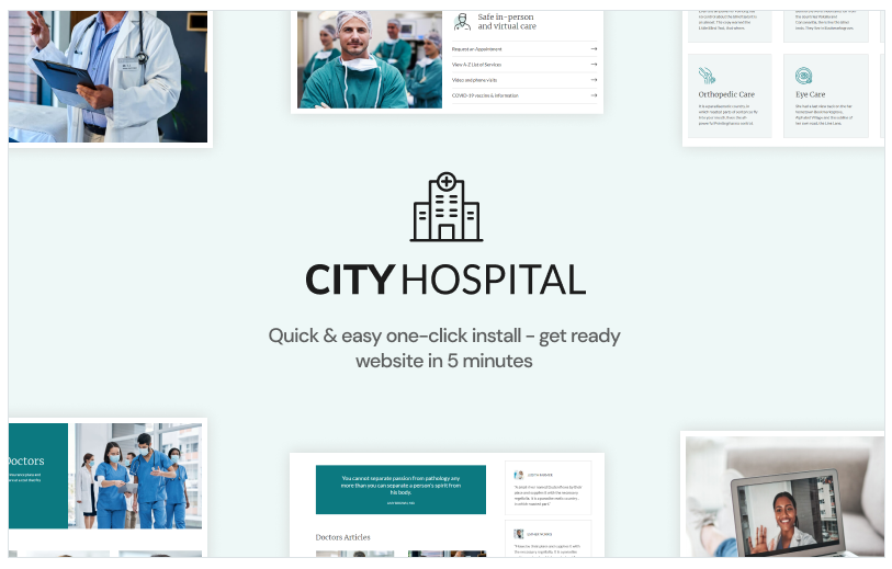 Product Image - City Hospital – Health & Medical Elementor WordPress Theme