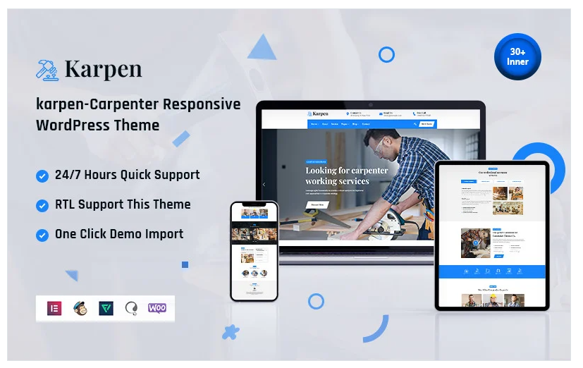 Karpen - Carpenter and Wood Responsive WordPress Theme