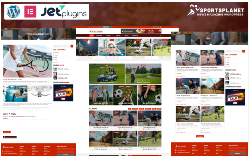 Sports Planet - News & Magazine WordPress Theme