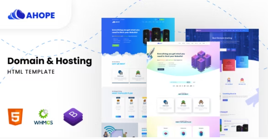 Ahope - Responsive HTML Hosting Template