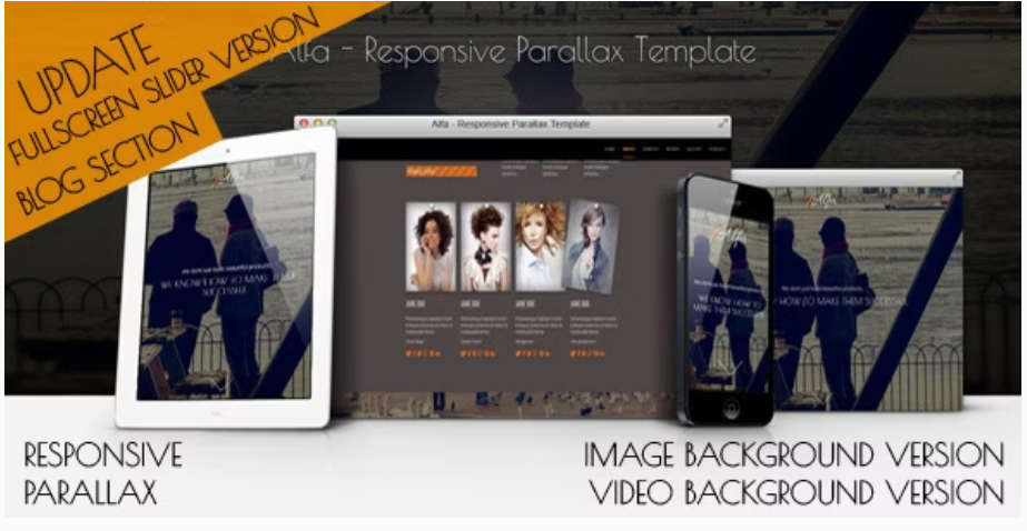 Alfa - Responsive Parallax Template