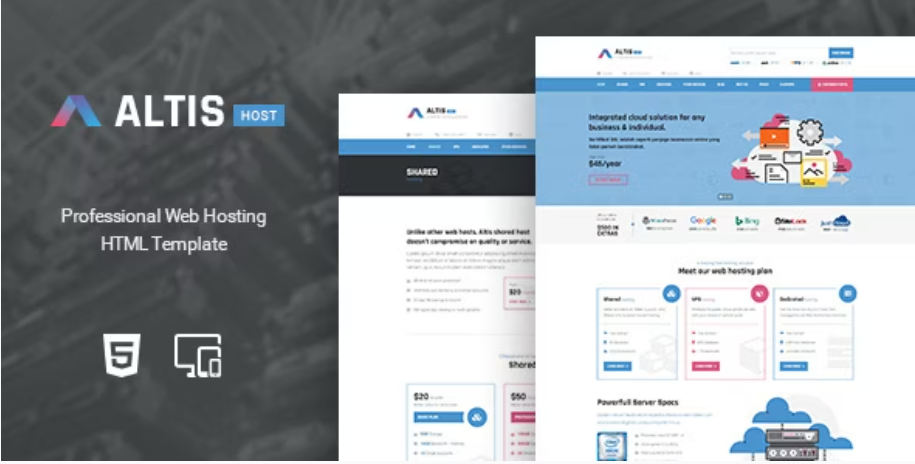Altis - Professional Hosting HTML Template