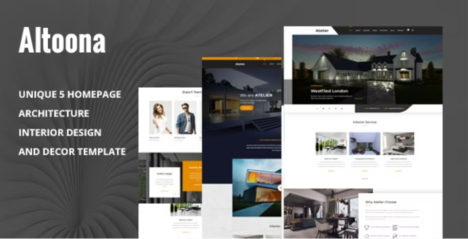 Altoona - Architecture & Interior HTML Template