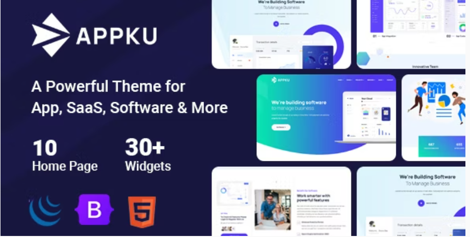 Appku - Software & SaaS Landing Page