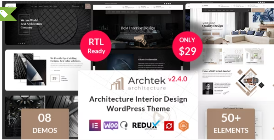 Archtek - Architecture & Interior HTML Template