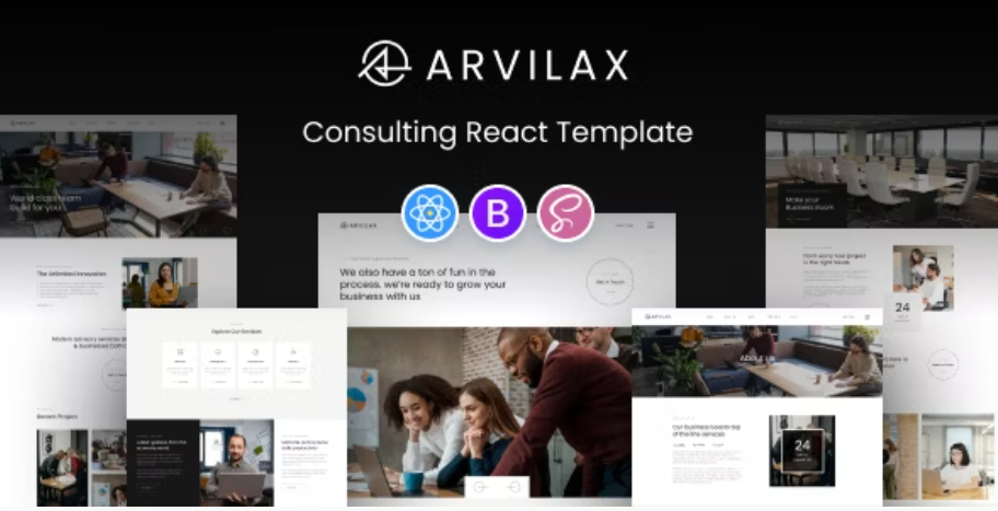 Arvilax – Business Consulting React Template
