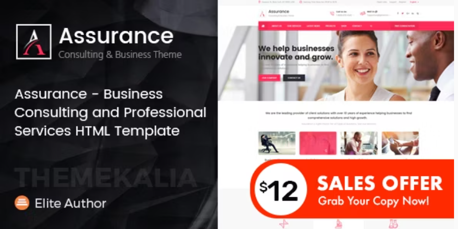 Assurance - Business Consulting HTML Template