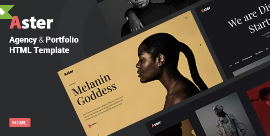 Aster - Creative Agency Portfolio Template