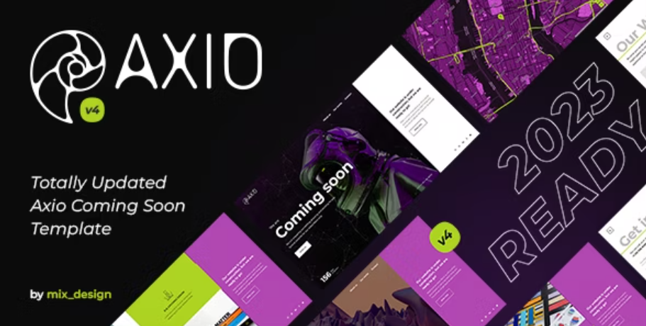 Axio - Coming Soon HTML Template