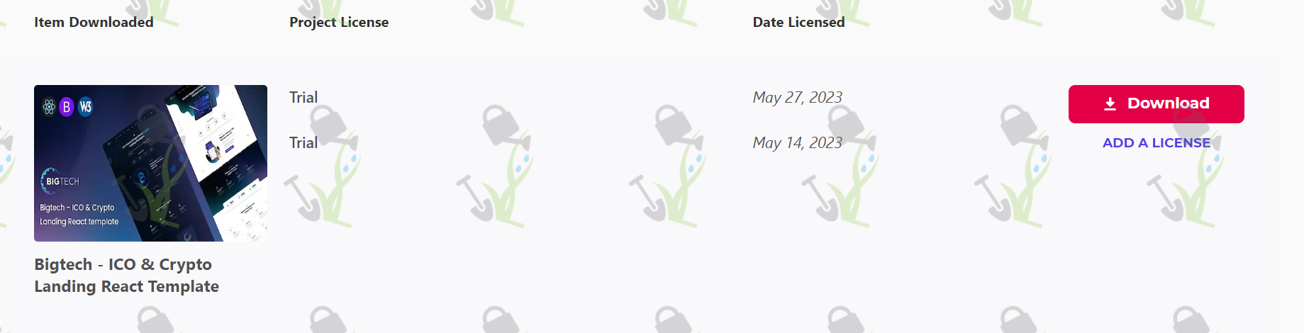 Bigtech - ICO & Crypto Landing React Template download