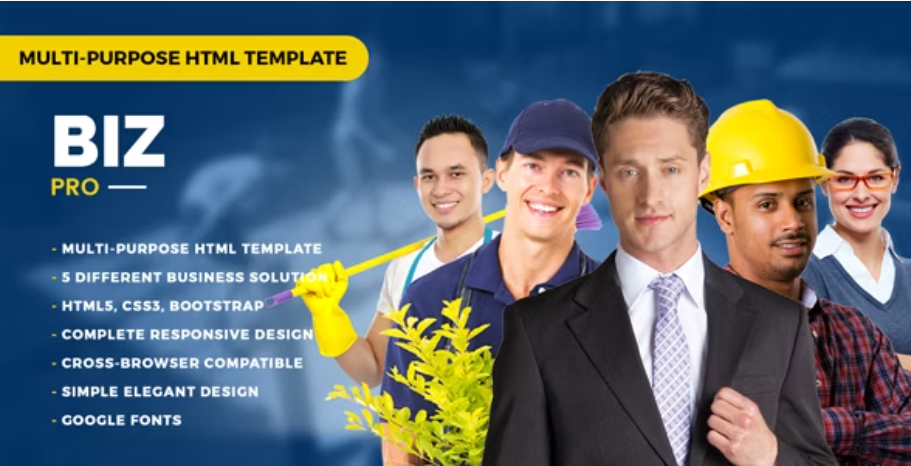 BizPro – Multipurpose HTML Template