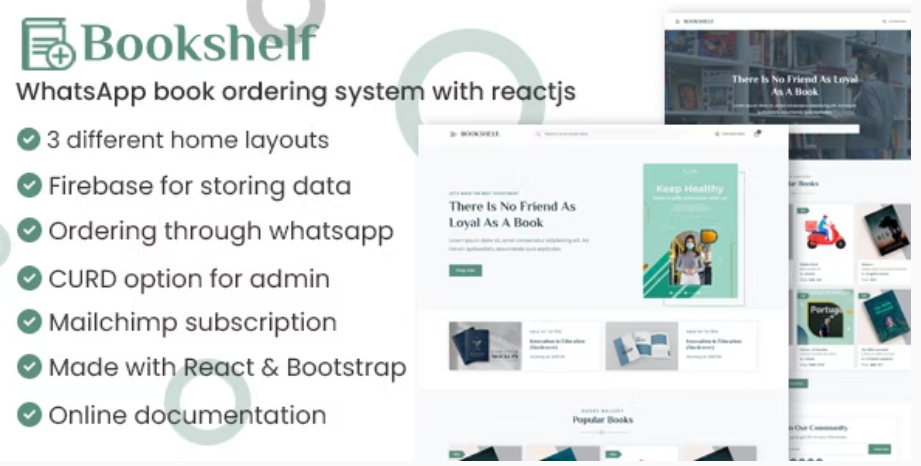 Bookshelf - WhatsApp book ordering system