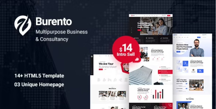 Burento - Corporate Business Agency HTML template