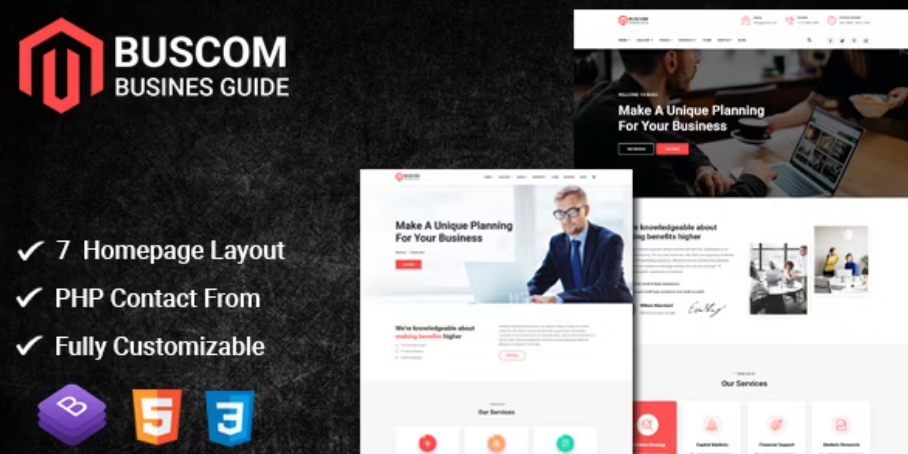 Buscom - Business and Corporate Template
