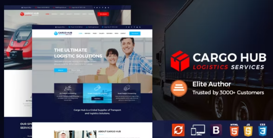 Cargo HUB - Logistics HTML Template