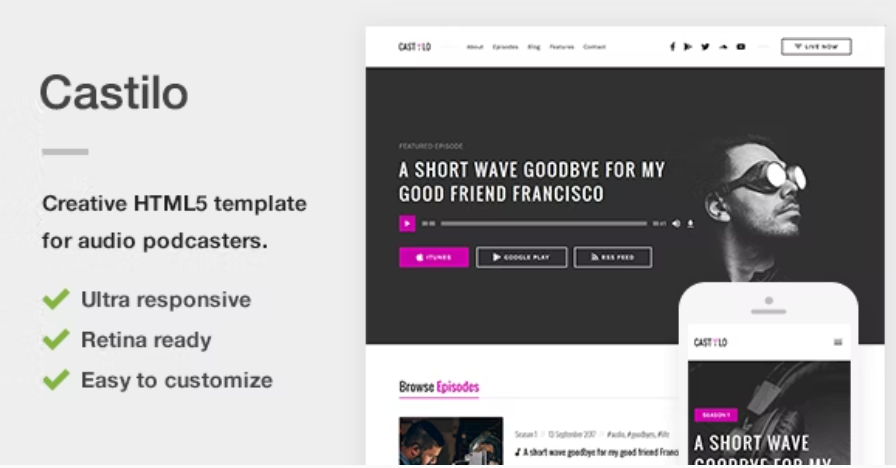 castilo-audio-podcast-html-site-template