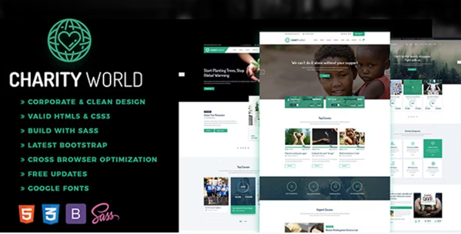 Charity World - Crowdfunding & Nonprofit