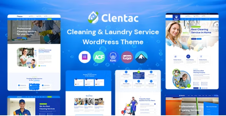 Clentac - Cleaning Services Html Template