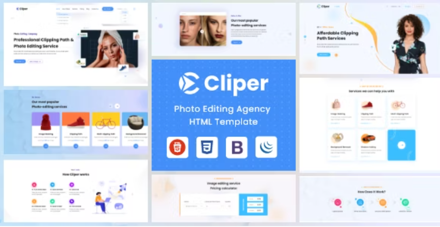 Cliper - Image Editing Agency HTML Template