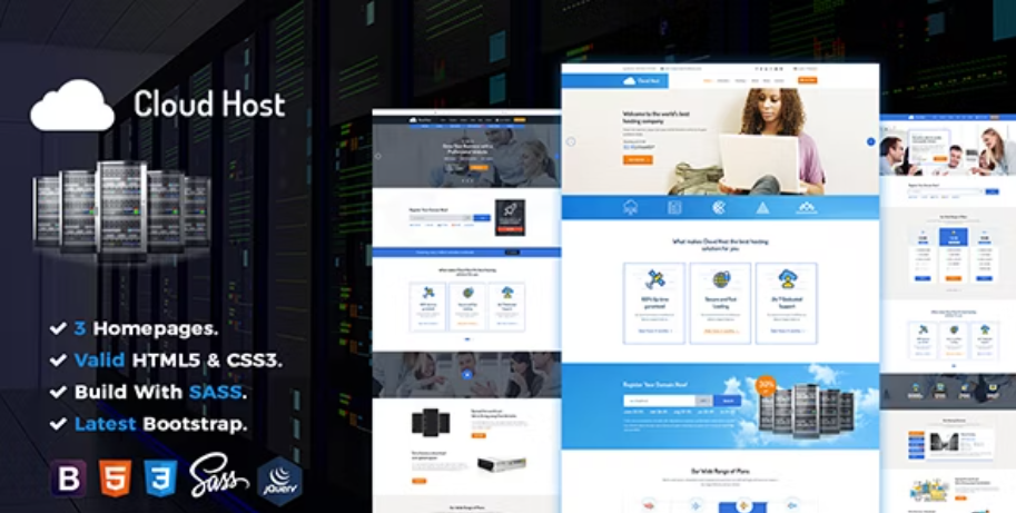 Cloud Host - Hosting Domain Template