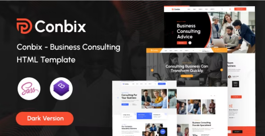 Business Consulting HTML & Bootstrap Template
