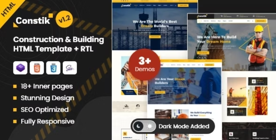 Constik - Real Estate Building Construction HTML