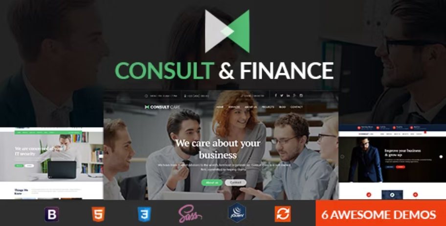 Consult Care - Consulting & Business Template