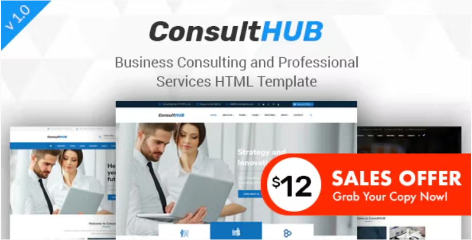 Consult HUB - Business Consulting Template