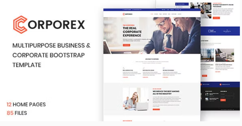 Corporex - Business & Corporate Bootstrap Template