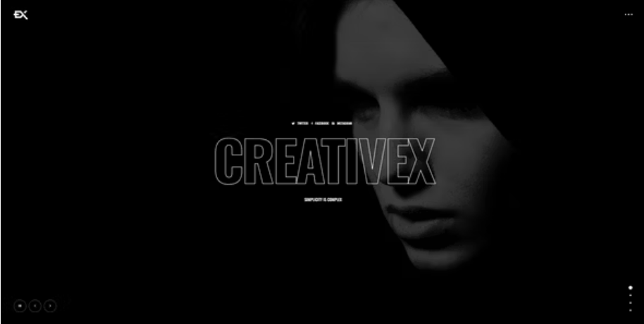 Creativex - A Bold Portfolio Template