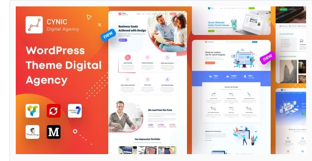 Cynic – Digital Agency & Startup Agency Theme
