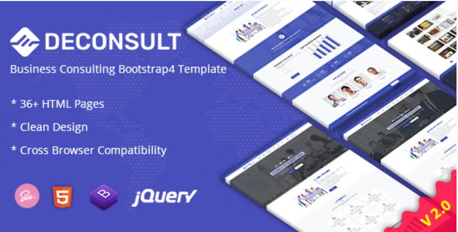 Deconsult - Business Consulting Template