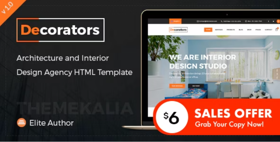 Decorators - Architecture & Interior Template