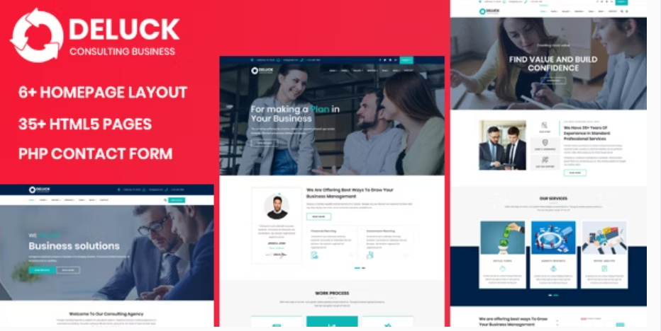 Deluck - Multipurpose Business Corporate Template