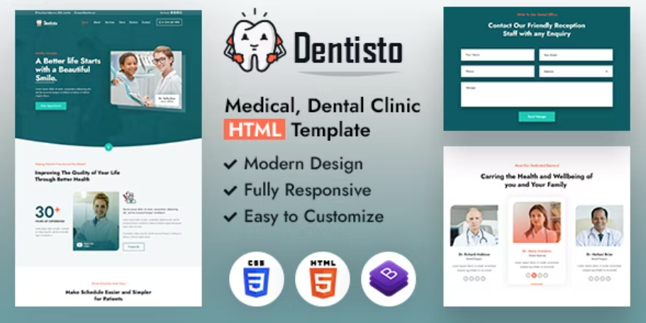 Dentisto | HTML Template