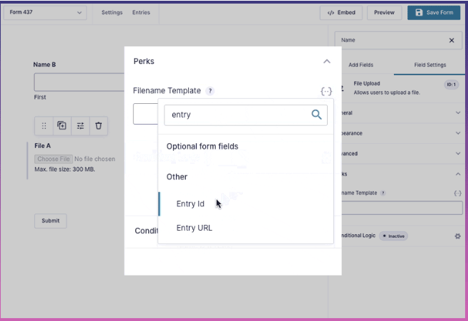 Gravity Forms File Renamer