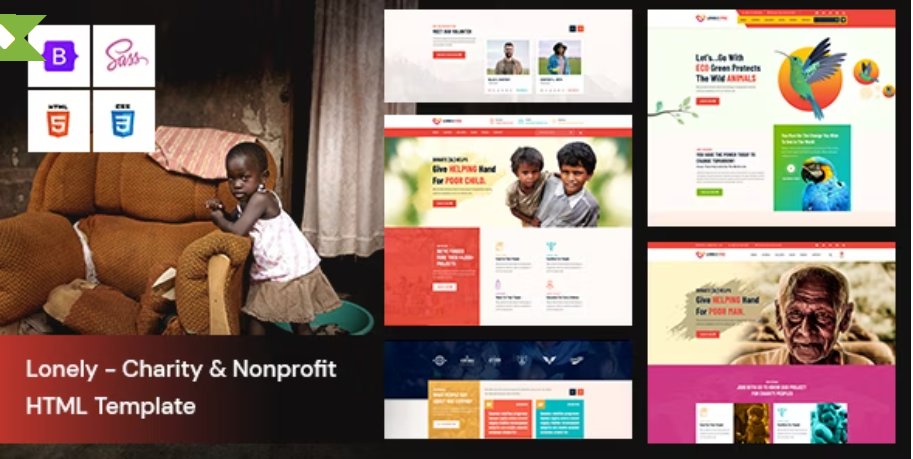Charity & Nonprofit HTML Template