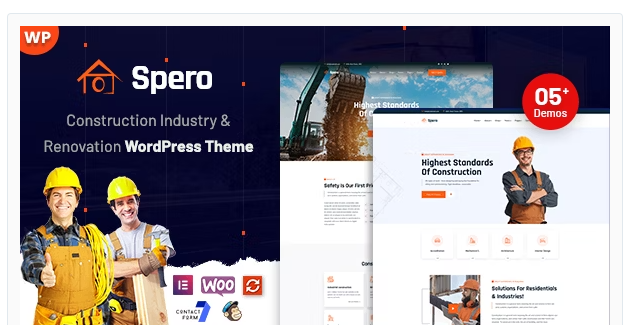 Spero – Construction Industry WordPress Theme