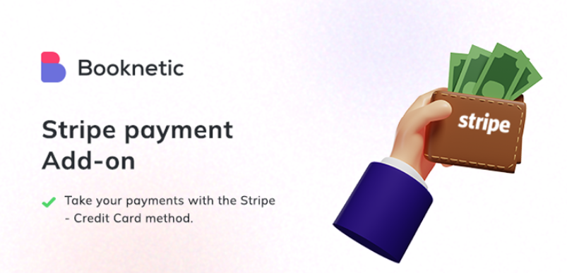 Product Image - Stripe payment gateway for Booknetic 1.2.3