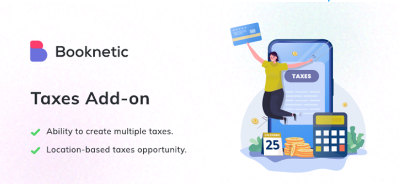 Tax add-on for Booknetic