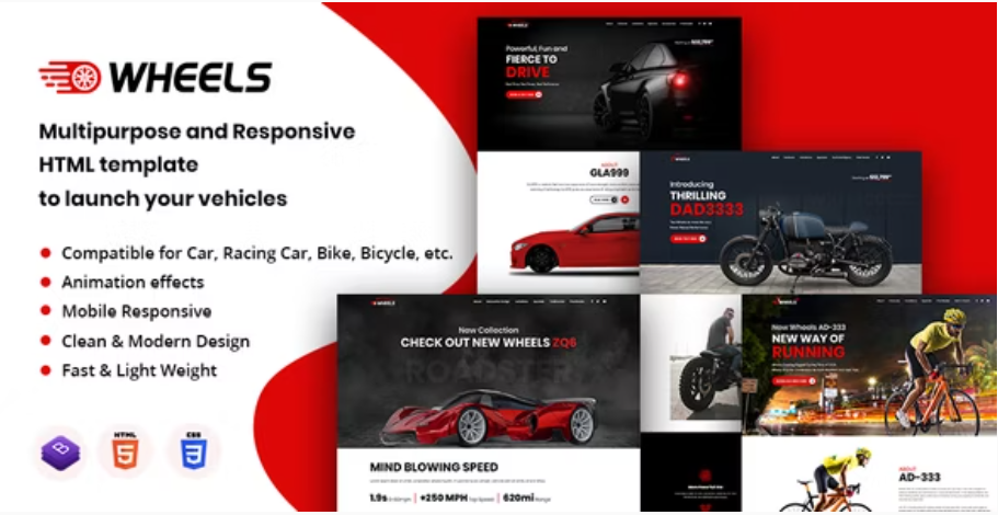 Automobile Business Responsive HTML Template